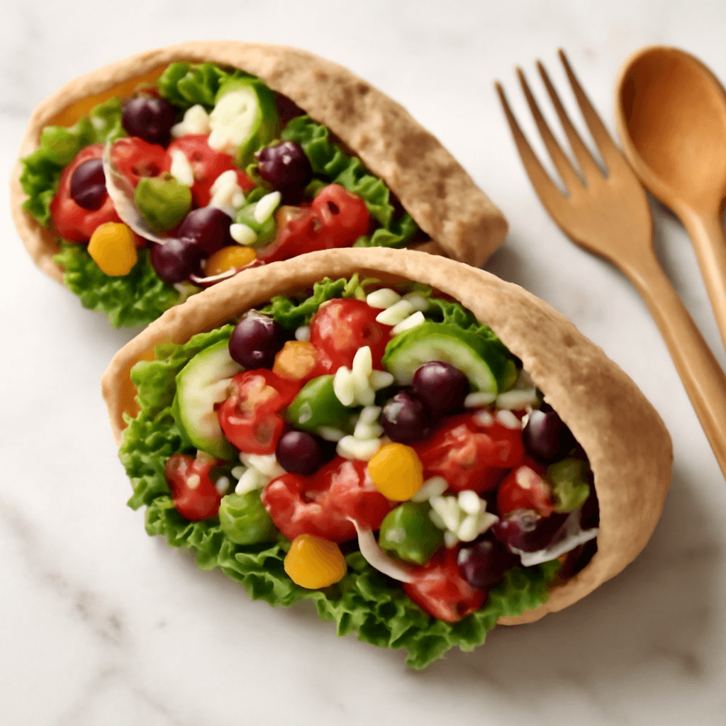 Mediterranean Veggie Pita Pockets